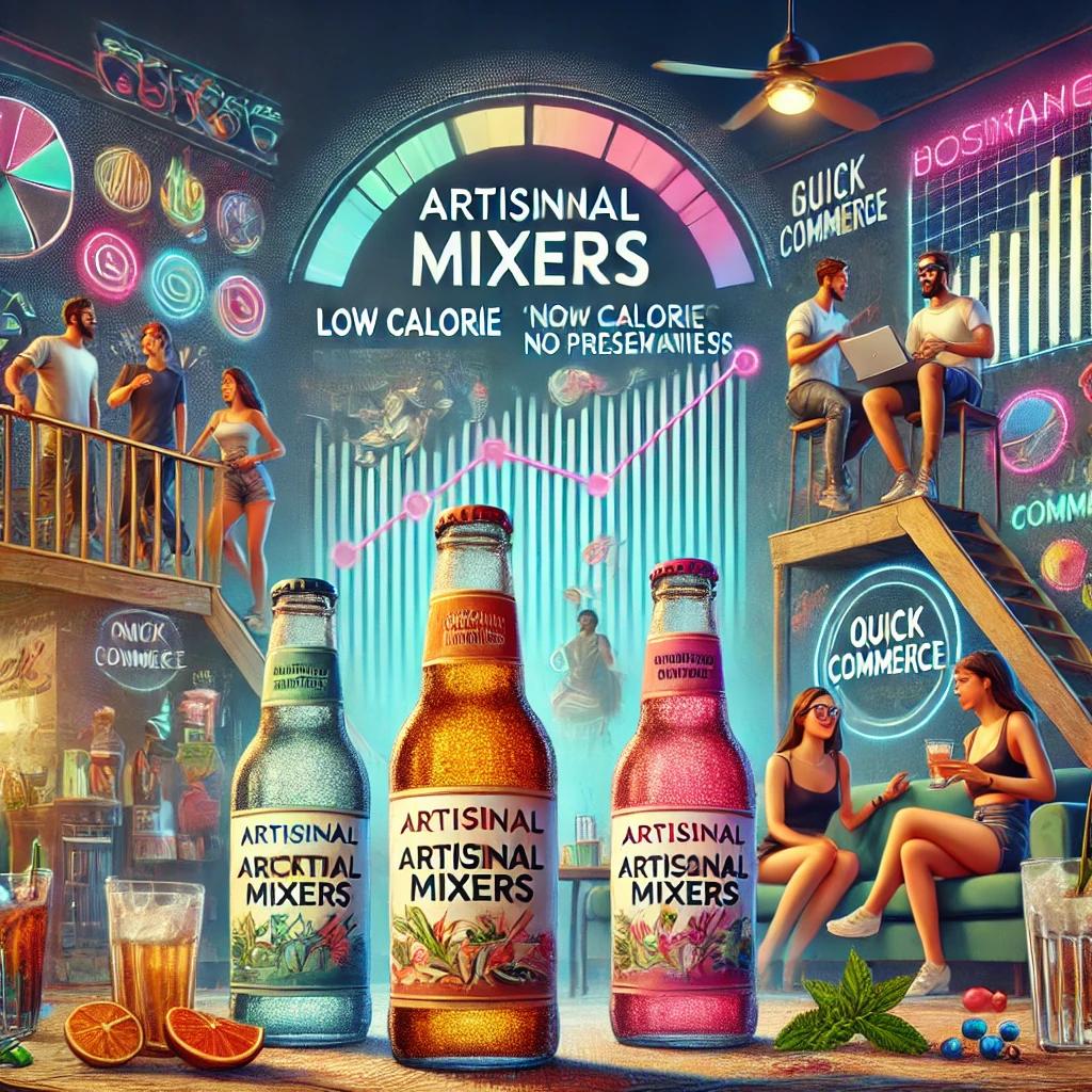 Startups are entering the scene with craft mixers