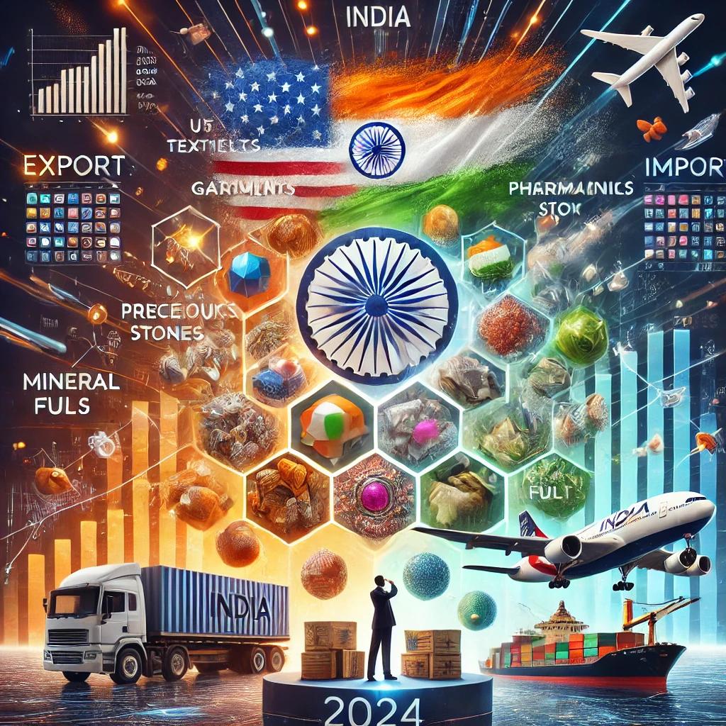 The United States continues to be India’s leading trading partner and the top destination for its exports in 2024