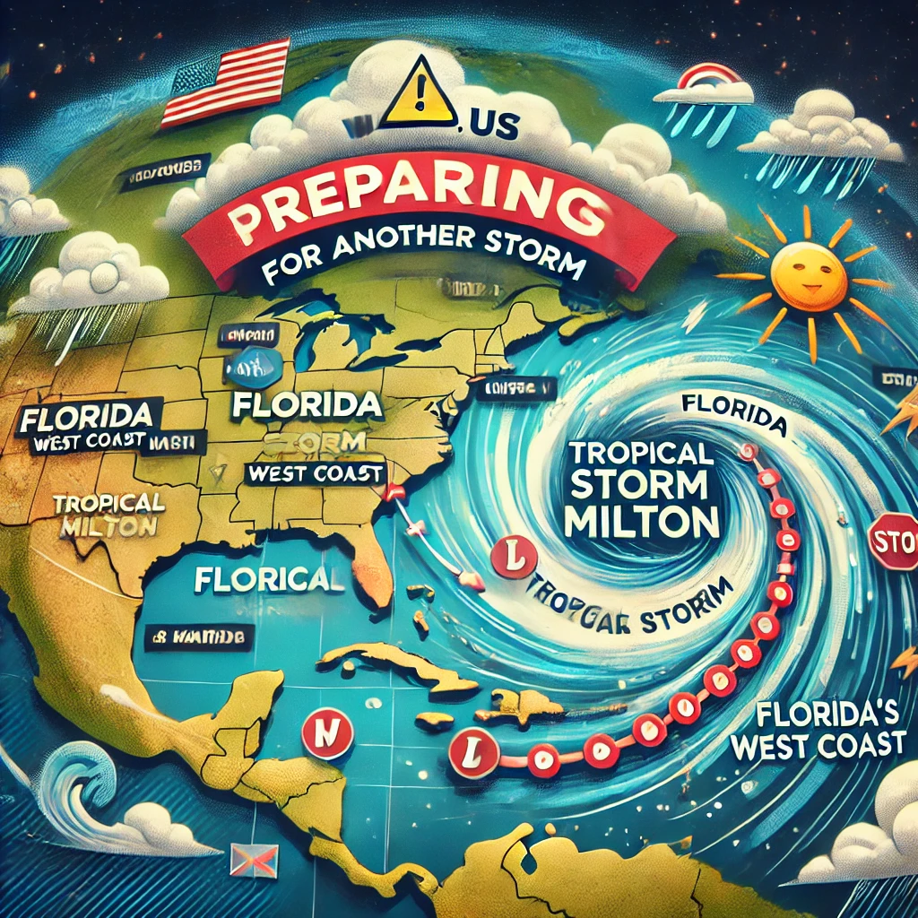 The US is preparing for another storm as Tropical Storm Milton poses a threat to Florida’s west coast