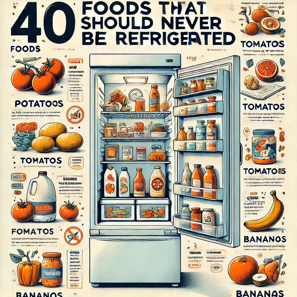 40 Foods You Should Never Store in the Refrigerator